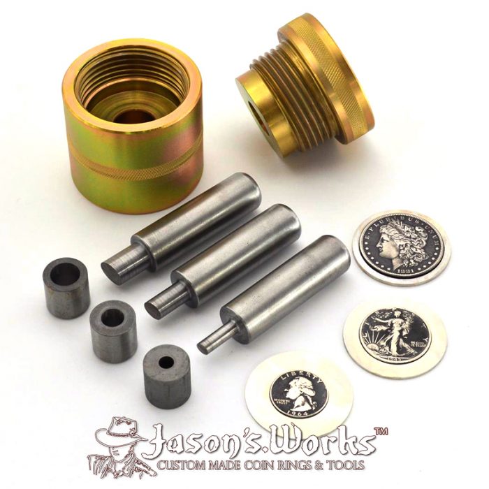 Coin Ring Punch Kit & Die Set - Coin Ring Tools - Jason's Works