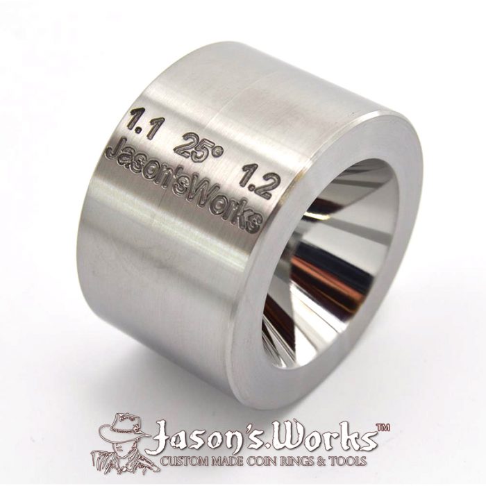 Universal "Fat Tire Look" Reduction Die - Coin Ring Tools - Jason's Works