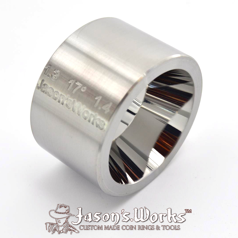 Stainless Tesla Ring Custom Size Handmade Inventor Engineer