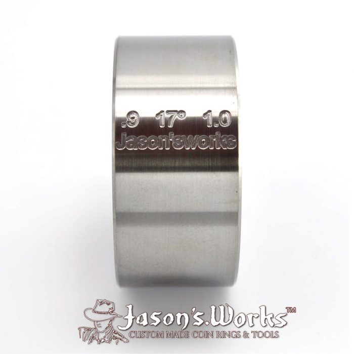 One Universal Folding/Reduction Die Hardened Stainless Steel .9" x 1.0" @ 17 degrees