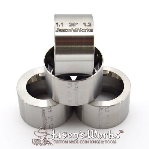 Reduction Folding Dies (4 Pack) - Coin Ring Tools - Jason's Works