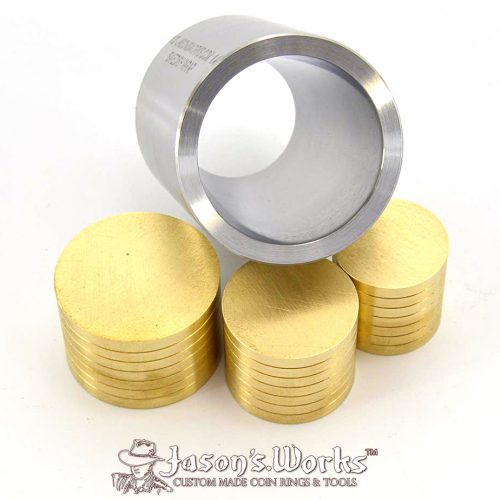 Coin Ring Swedish Wrap Kit for Dollar Sized Coins - Jason's Works