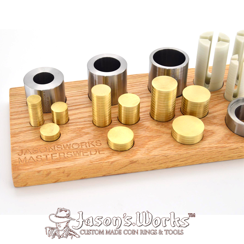 Coin Ring Making Tools, Swedish Die Wraps (4) with 9 Push Rods, Coin Ring  Die Set, Swedish Wrap Method